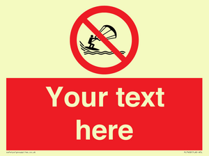 Custom No kite surfing